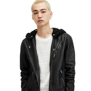 Blouson en cuir décontracté pour homme, haute qualité, chaud et respirant pour l'hiver, avec fermeture éclair chauffante, personnalisable, prix raisonnable, nouveauté - Product Image 1