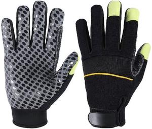 Gants d'hiver pour hommes en peau d'agneau et cuir de mouton, doublés polaire, design uni sportif, mitaines chaudes pour la conduite, du Pakistan - Product Image 1