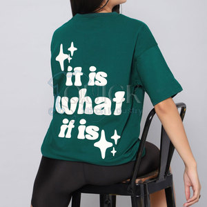 Camisetas de Algodón con Cuello Redondo para Mujer, Diseño Nuevo 2025, Verano, Ecológicas, Transpirables, de Secado Rápido, Hechas en Pakistán - Product Image 2