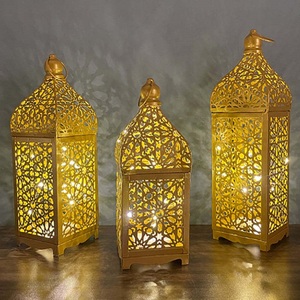 Moraccan Iron and <b>Glass</b> <b>Lanterns</b> - Product Image 3