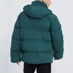 แจ็กเก็ตขนเป็ดมีฟองหนากันลม100% โพลีเอสเตอร์สำหรับผู้ชายแจ็คเก็ตกลางแจ้ง - Product Image 4