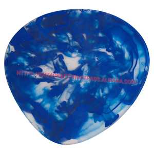 Assiette en résine au design art déco pour mariage pour steak pizza petit déjeuner salade présentation d'aliments glacés - Product Image 3