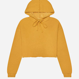 เสื้อฮู้ดครอปแบบสบายๆ ดีไซน์ใหม่ คุณภาพสูง รับผลิตตามสั่ง พร้อมปักโลโก้ สำหรับผู้หญิง ฤดูใบไม้ร่วง ฤดูหนาว ผ้าฝ้าย 100% ขายส่ง - Product Image 5