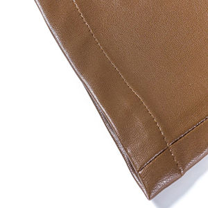 กางเกงขาสั้นผู้ชายแฟชั่นหนังวัวแท้ - Product Image 3