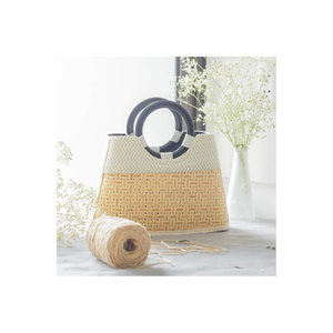 Bolsos de Mano Clásicos de Mimbre de Ratán Ecológicos para Mujer - Asa de Color Personalizado, Artesanía Multifuncional, Fabricante de Vietnam - Product Image 6