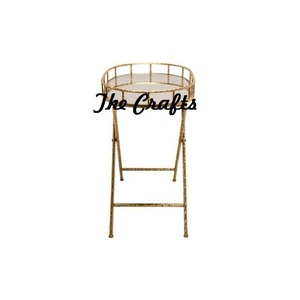 Iron And Glass <b>Food</b> Serving Tray And Stand For Hotel Accessories Decorative Breakfast Trays At Acceptable Prices - Product Image 2