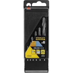 Juego de Brocas de Doble Acción Stanley de 6 Piezas para Metal en Estuche - Product Image 1