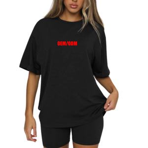 Conjunto de camiseta estampada de alta calidad para mujer, conjunto de entrenamiento informal con serigrafía personalizada para mujer - Product Image 2