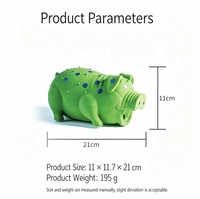 Jouets à mâcher pour chiens, jouet en latex couineur en forme de cochon pour chiots et grands chiens, jouets interactifs pour la dentition, ensemble de jouets pour chiens en gros