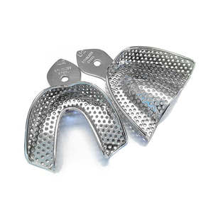 Plateaux d'empreintes dentaires perforés en acier inoxydable Plateau d'empreintes dentaires de qualité supérieure - Product Image 5