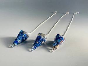 Natural 7 Chakra Orgone Cuarzo Bola Cono Facetado Péndulo Lapislázuli Ágata Cristales Pulido Feng Shui Hada Decoración del hogar - Product Image 4