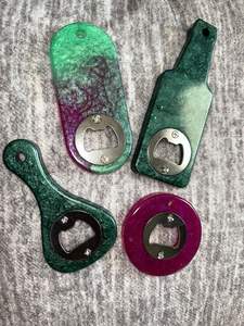 Premium Resin Bottle Opener With <b>Artistic</b> Finished Ideal For Rustic Farmhouse Kitchens And Contemporary Dining Room <b>Settings</b> - Product Image 6