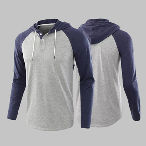 Fabrication conception personnalisée automne vente chaude hommes sweats à capuche décontracté 100% coton poche surdimensionné pull à capuche régulier - Product Image 1