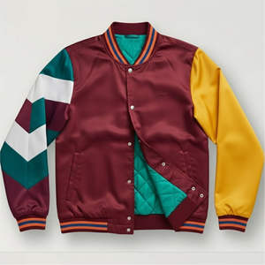 Chaqueta Universitaria de Béisbol Personalizada OEM para Hombre y Mujer, Chaqueta de Béisbol Universitaria de Alta Calidad para Hombre - Product Image 5