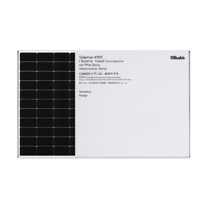Panel Solar Monocristalino HJT de Media Celda sin Marco Solarman 415W con Lámina Trasera Blanca - Product Image 2