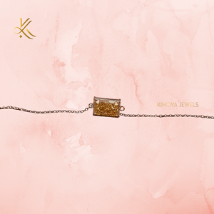 Minimal Bracelet 14KT <b>Solid</b> <b>Gold</b> Simple Elegant Trendy Jewelry for Women Gift - Product Image 3