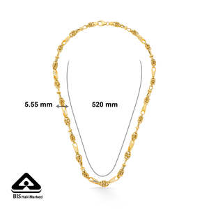 Collier chaîne à maillons religieux vintage unisexe plaqué or 14 carats Imperial Arch - Product Image 5