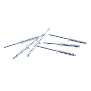 Remache ciego de extremo abierto de aluminio y acero con cabeza de cúpula para chapa metálica - Product Image 1