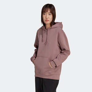Vente en gros de sweatshirts courts personnalisés pulls marron uni pour femmes sweats à capuche courts en coton molletonné doux de qualité supérieure pour femmes - Product Image 6