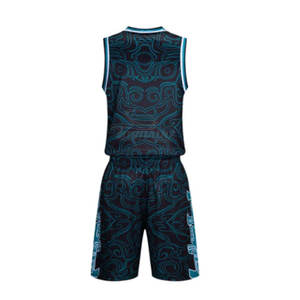 100% polyester matériel de haute qualité meilleure conception personnalisée vêtements de sport de plein air uniforme de basket-ball - Product Image 2
