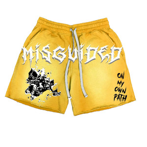 High Quality Lightweight Men's Cotton Puff Printing <b>Shorts</b> XS XXS Sizes Reasonable Price with Logo <b>Decoration</b> for Gym Run - Product Image 6
