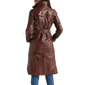 Abrigo de Cuero Premium para Mujer con Forro Interior Suave y Diseño Elegante para la Moda de Invierno y Uso Diario - Product Image 5
