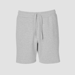 Wholesale 100% Cotton French Terry Tech Fleece Drawstring <b>Sweat</b> <b>Shorts</b> <b>for</b> <b>Men</b> Raw Hem Custom 3D Embossed Logo Solid Pattern - Product Image 1