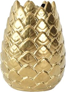 Maceta de metal con forma de piña para el hogar, hotel y restaurantes, maceta decorativa de flores de metal de color dorado, accesorios de decoración del hogar - Product Image 6