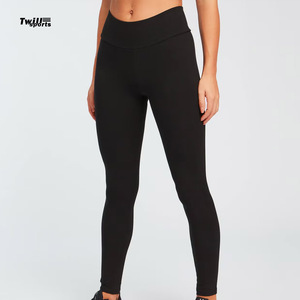 Legging de sport Twill Sports TS-1311 en coton et fibre de bambou, respirant, sans couture, taille haute, pour femme, idéal pour l'entraînement et la gym, collection 2026 - Product Image 2