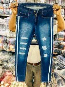 Classic Vintage Mens Regular Fit Straight-leg Cargo Denim Jeans Durable Multi Pocket Streetwear Pantalones Cómodos Denim Winter - Product Image 5