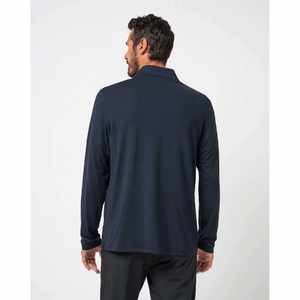 เสื้อออกกำลังกายแขนยาวผู้ชาย แห้งเร็ว ซิป ¼  แบบครอป ทรงเข้ารูป สำหรับโยคะ - Product Image 4