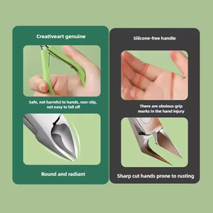 Pinza para cutículas con revestimiento de titanio de primera calidad, diseño de mandíbula de precisión duradero para uñas de los pies, logotipo personalizado, precio competitivo - Product Image 4