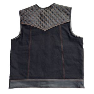 Camiseta de carreras de cuero duradero, chaleco de algodón para motocicleta, ropa de carreras de verano, logotipo personalizado, transpirable, ligero, sin mangas, estilo de Moto - Product Image 2