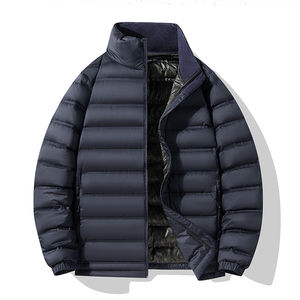 Nouveau Style mode col montant léger hiver hommes veste épais chaud extérieur coupe-vent duvet de canard doudoune - Product Image 2