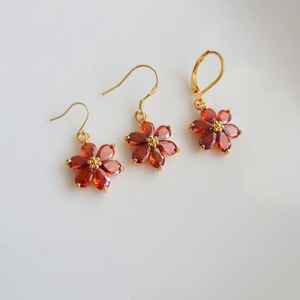 Pendientes de Plata 925 con Citrino, Chapados en Oro, Estilo Vintage, Regalo de Aniversario para Ella - Product Image 4