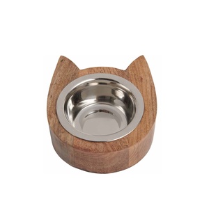 Tazón de Comida para Perros Ecológico, Hecho a Mano, Artesanía en Madera, Diseño de Sublimación para Perros y Gatos, Venta de Fabricante de Tazones de Comida - Product Image 5