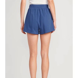 Pantalones cortos para mujer, de cintura alta, ajustados, de secado rápido, transpirables, sólidos, para Fitness, Yoga, pantalones cortos personalizados para mujer - Product Image 2