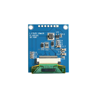 1.27 inci modul tampilan OLED warna OLED Display 4-kawat antarmuka SPI SSD1351 Driver 128X96 resolusi 7Pin