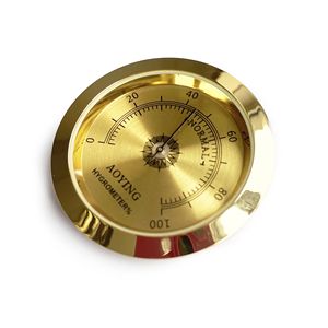 Hygromètre analogique pour humidificateur, cadran en métal doré de 50 mm - Product Image 2