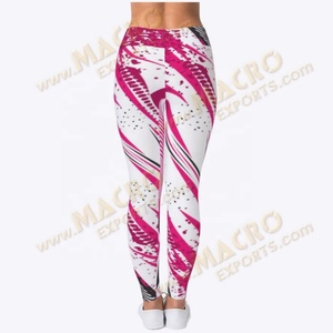 Pantalon de gymnastique taille haute personnalisé pour femme, collants de compression tricotés, ensemble de yoga avec leggings d'entraînement confortables - Product Image 5