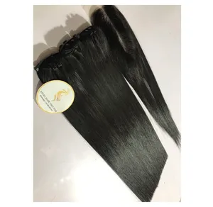 Lowest price Vietnamese natuural Straight bone human hair Extensions 100% virgin Virgin hair Vietnam factory