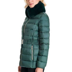 Chaquetas acolchadas ajustadas de alta calidad para mujer, cuello levantado a la moda con característica de punto transpirable - Product Image 2