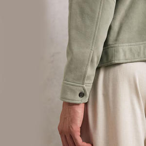 Chaqueta de Cuero para Hombre, Estilo Moderno, Resistente al Viento y al Agua, Chaqueta de Lona con Capucha Más Vendida para Hombre y Mujer, Venta al por Mayor - Product Image 5