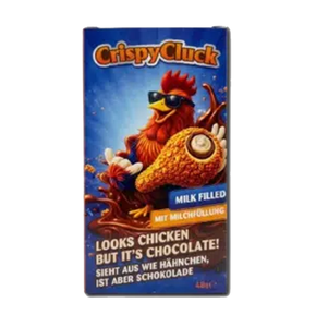 Chocolate Premium con Relleno Cremoso de Leche, Pierna de Pollo Crujiente con Chocolate, 48g, para Tiendas de Conveniencia, Venta al Por Mayor - Product Image 1