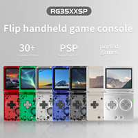 Consola de Juegos Plegable RG35XXSP Anbernic, Consola de Videojuegos Retro con Sistema Linux de 3.5 Pulgadas para Jugar Juegos de Game Boy