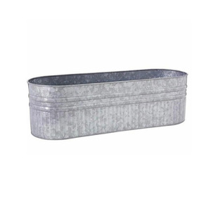 Jardinière ovale de conception classique jardinière décorative de conception simple jardinière de fleurs pour la décoration de mariage à la main en vrac - Product Image 1