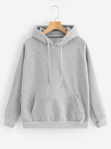 Sudadera con capucha azul oscuro Sudaderas con capucha grandes de gran tamaño Estampado liso Color sólido OEM Sudadera con capucha y capuchas de moda personalizadas Precio al por mayor - Product Image 2