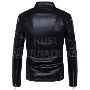 Best Price Fully Customized <b>Men</b> Fashion Leather <b>Jacket</b> Made in Pakistan Fashion Leather <b>Jacket</b> - Product Image 6