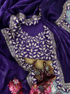 เสื้อส่าหรีแบบดั้งเดิมของผู้หญิงชุดปาร์ตี้แฟนซีชุดสำหรับเจ้าสาวเสื้อส่าหรีดีไซน์แบบดั้งเดิมของอินเดีย - Product Image 5