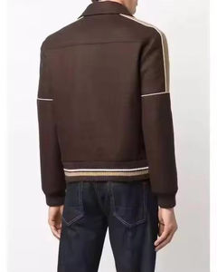 Vêtement d'hiver en gros, veste de style varsity à col rabattu pour hommes et veste de style varsity en coton pour l'extérieur - Product Image 3